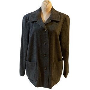 Rafaela wool cashmere blend coat fully lined women’s size 10